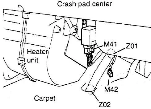 Hyundai Porter i H100 AU (1996-2003) - schematy bezpieczników i przekaźników