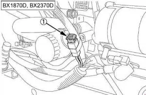 Kubota BX1870, BX2370, BS2670 - schematy bezpieczników i przekaźników
