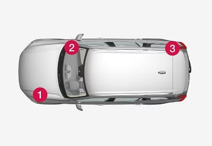 Volvo XC90 (2019) - schematy bezpieczników i przekaźników