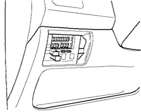Hyundai Matrix (2002-2004) - schematy bezpieczników i przekaźników