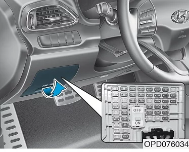 Hyundai i30 PD (2017-2019) - schematy bezpieczników i przekaźników