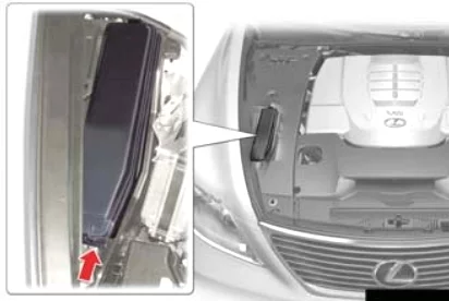 Lexus LS 460 (XF40) (2007-2012) - schematy bezpieczników i przekaźników