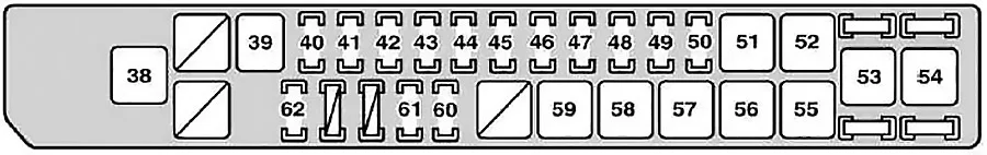 Lexus SC 430 (Z40) (2001-2010) - schematy bezpieczników i przekaźników
