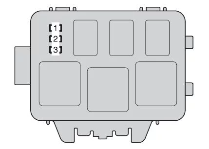 Toyota Highlander XU40 (2008-2010) - schematy bezpieczników i przekaźników